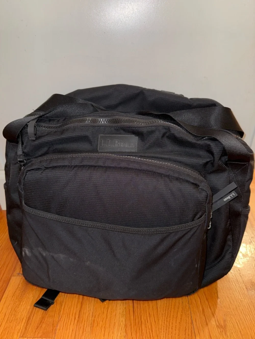 L.L. Bean Black Large Diaper Backpack - Must have!